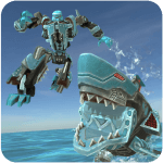 Robot Shark Icon